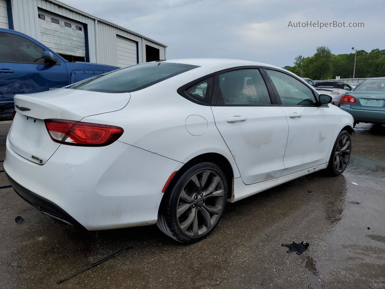 2016 Chrysler 200 S Белый vin: 1C3CCCBB9GN161467