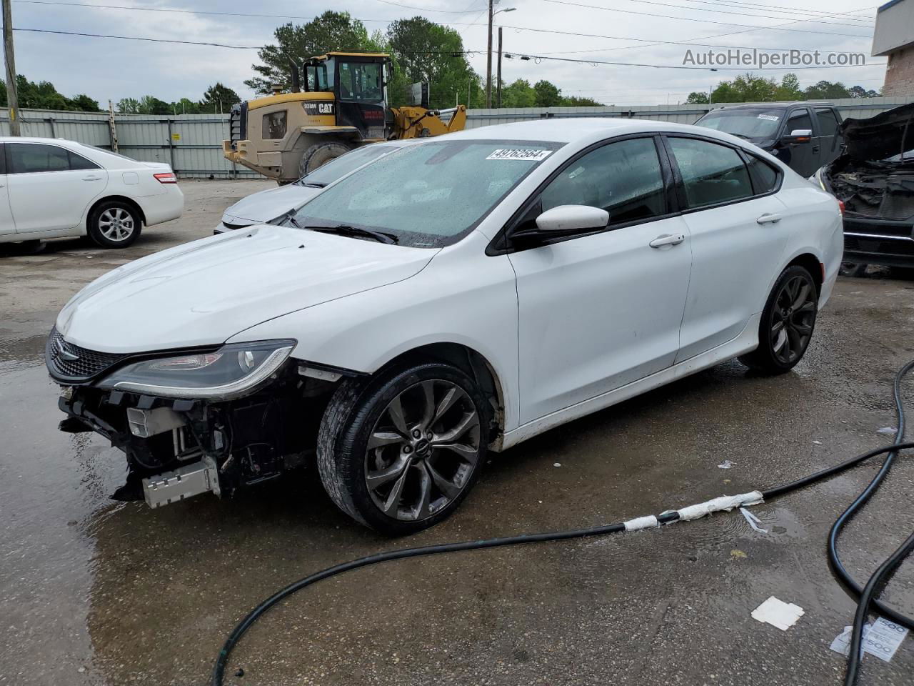 2016 Chrysler 200 S Белый vin: 1C3CCCBB9GN161467