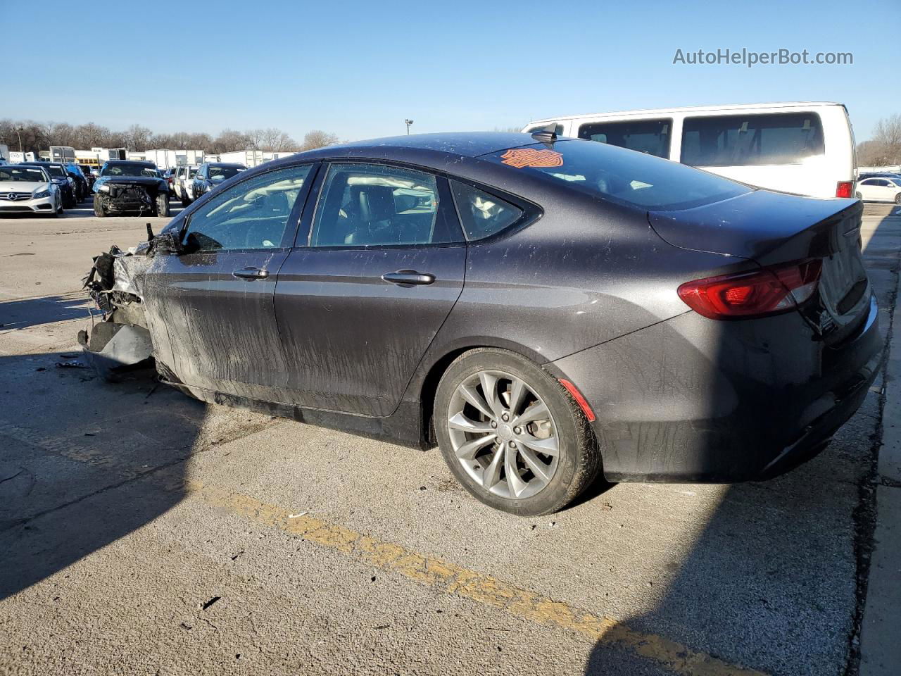 2016 Chrysler 200 S Gray vin: 1C3CCCBB9GN184960