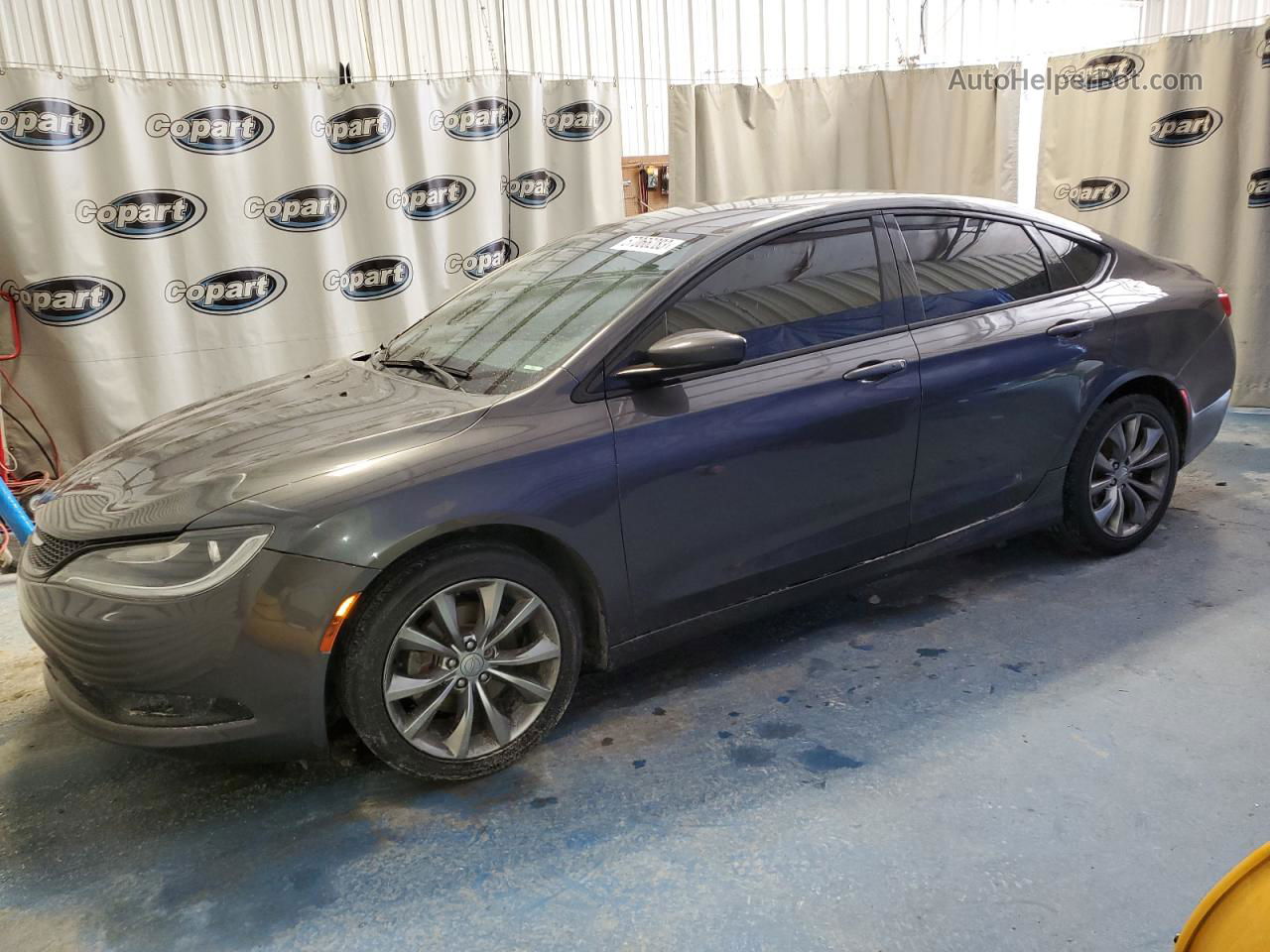 2015 Chrysler 200 S Charcoal vin: 1C3CCCBBXFN596240