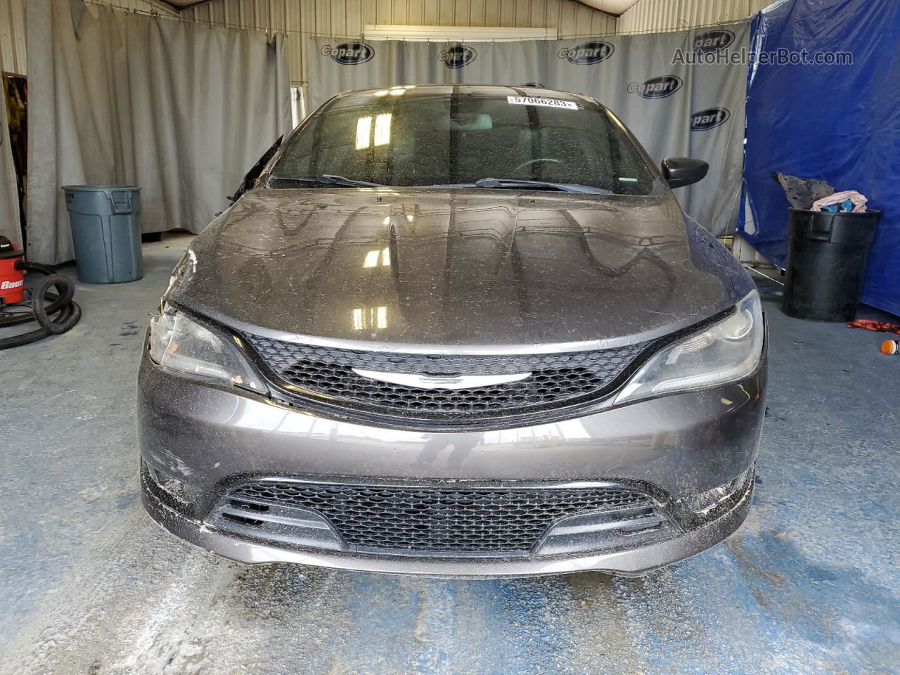 2015 Chrysler 200 S Charcoal vin: 1C3CCCBBXFN596240