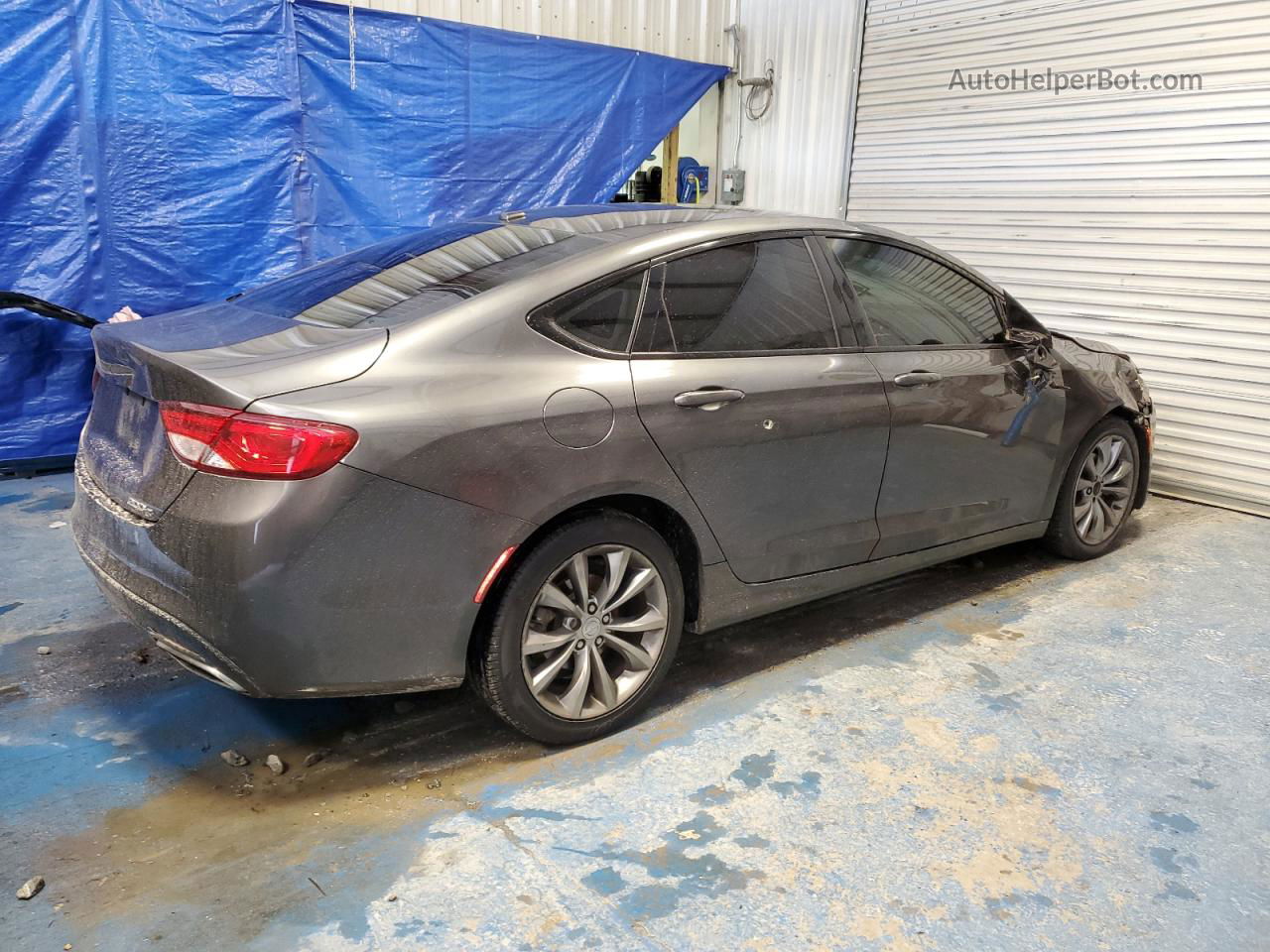 2015 Chrysler 200 S Charcoal vin: 1C3CCCBBXFN596240