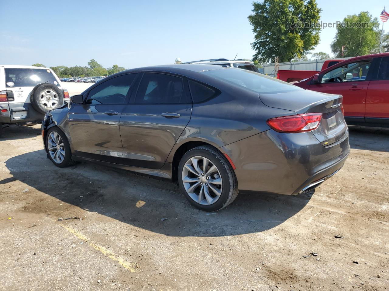 2015 Chrysler 200 S Gray vin: 1C3CCCBBXFN598781