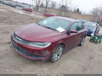 2015 Chrysler 200 S Maroon vin: 1C3CCCBBXFN721950