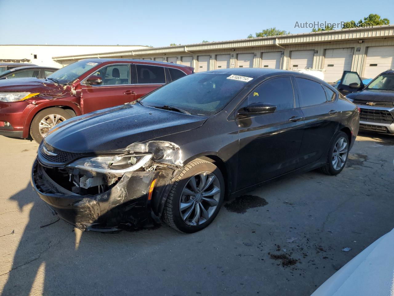 2016 Chrysler 200 S Black vin: 1C3CCCBBXGN107515