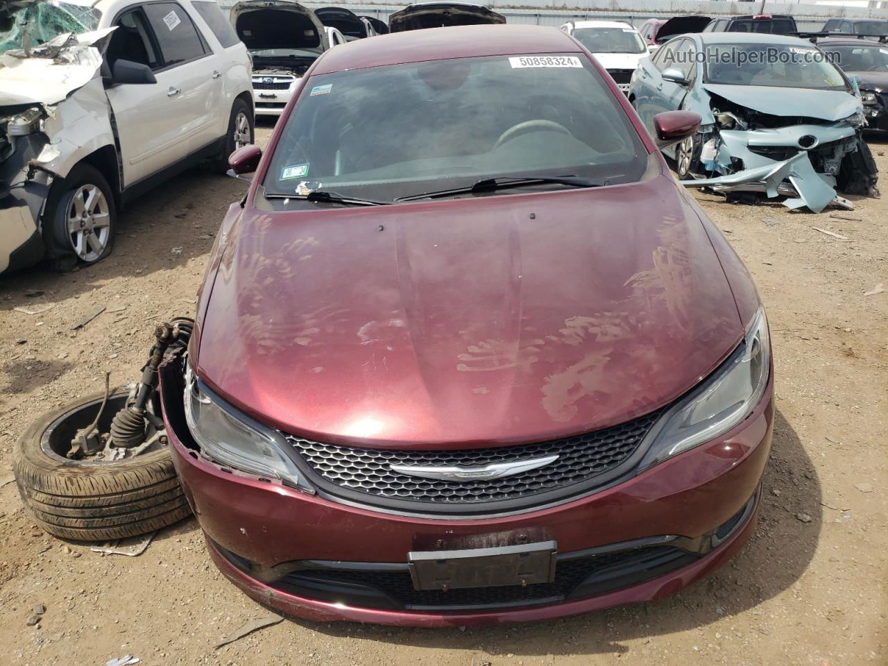 2015 Chrysler 200 S Red vin: 1C3CCCBG0FN518979