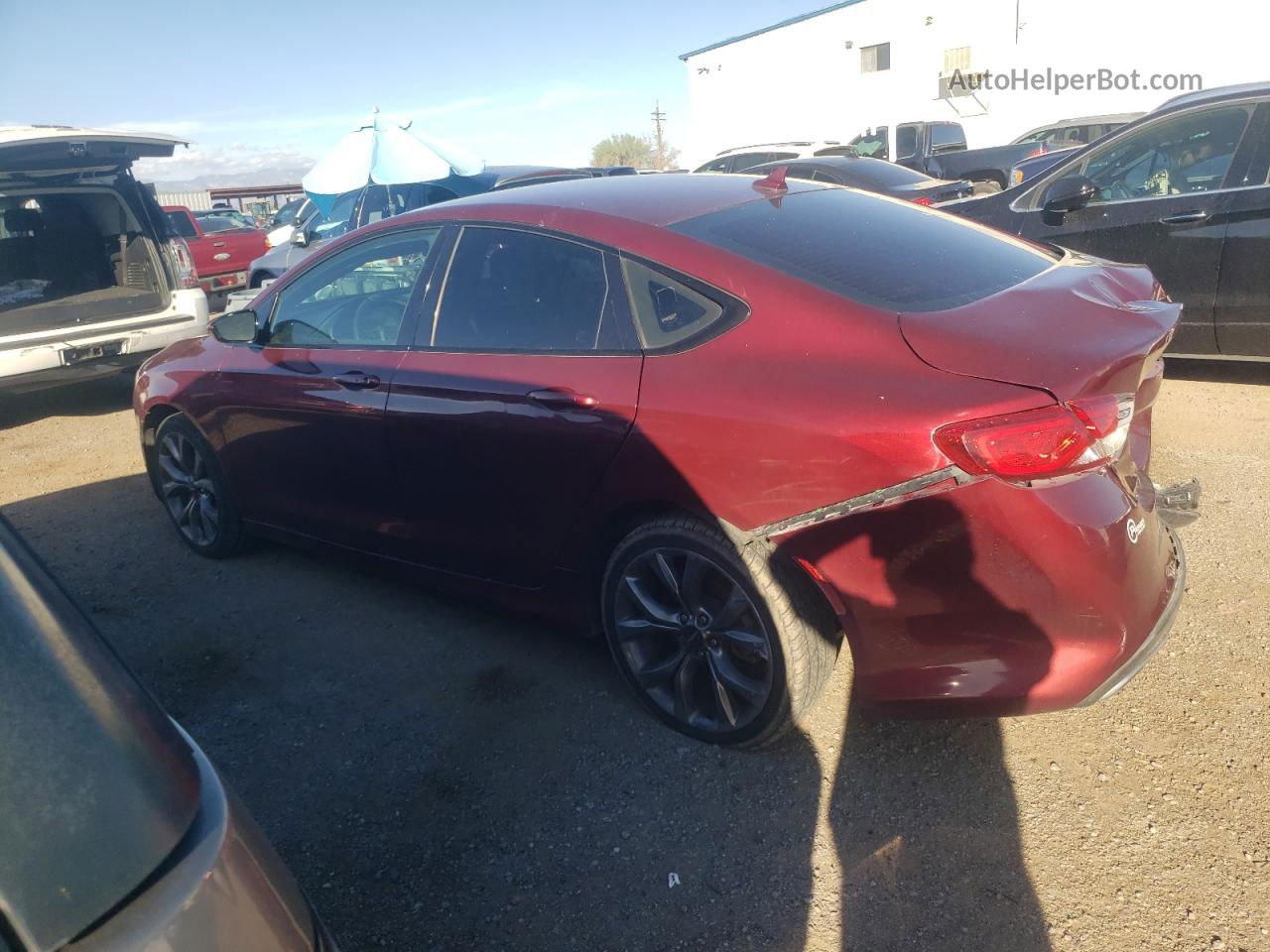 2015 Chrysler 200 S Burgundy vin: 1C3CCCBG1FN516836