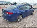 2015 Chrysler 200 S Синий vin: 1C3CCCBG1FN543048