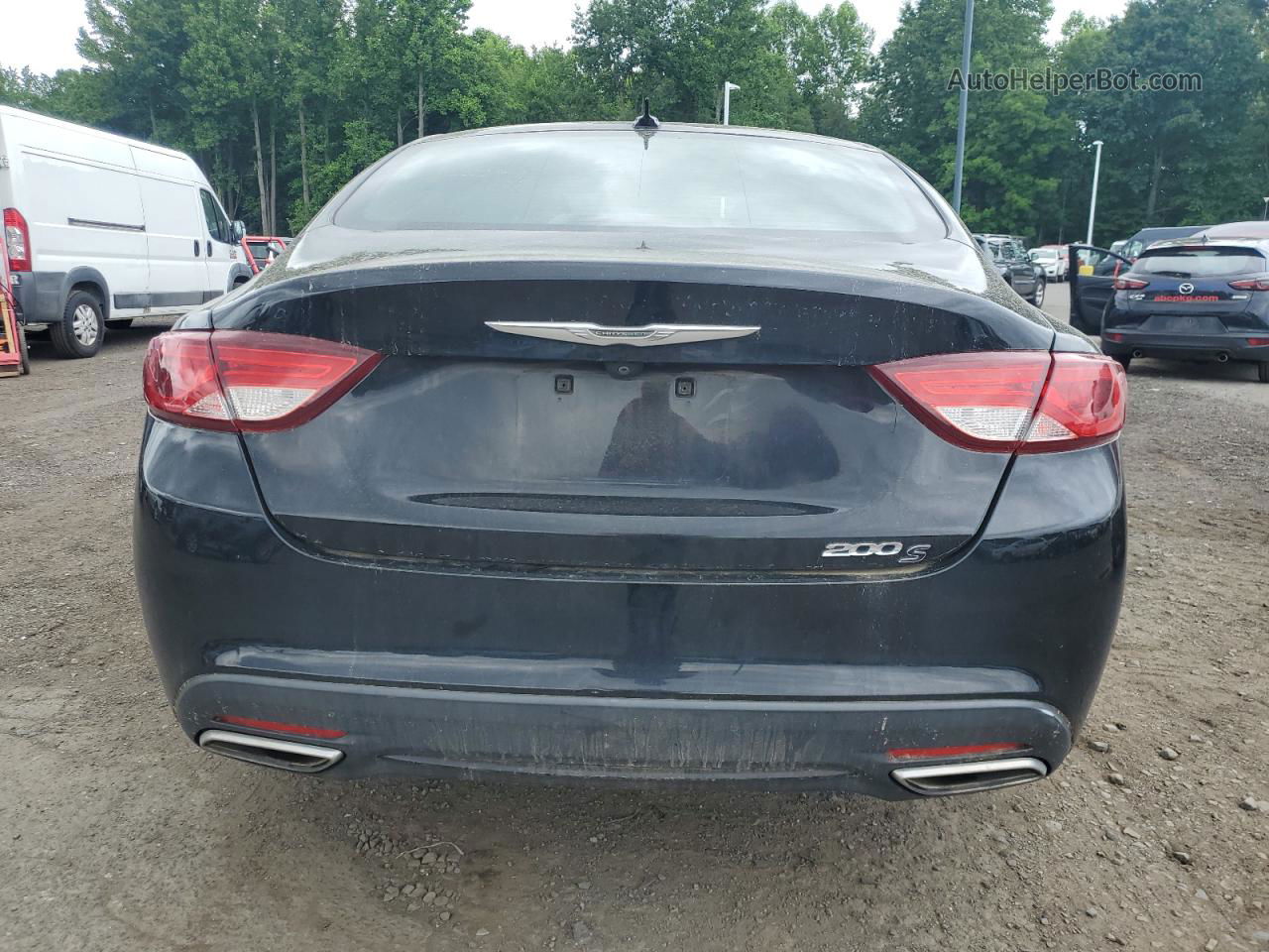 2015 Chrysler 200 S Черный vin: 1C3CCCBG1FN588359