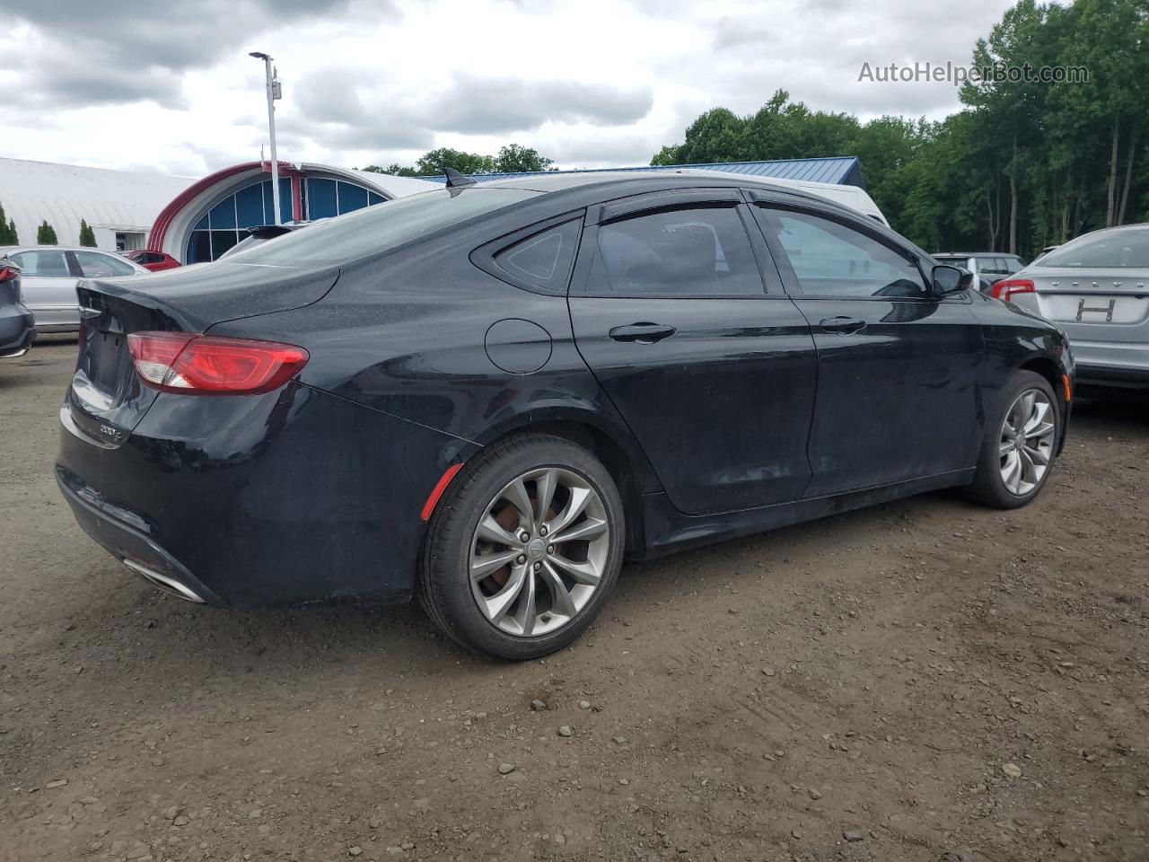 2015 Chrysler 200 S Black vin: 1C3CCCBG1FN588359