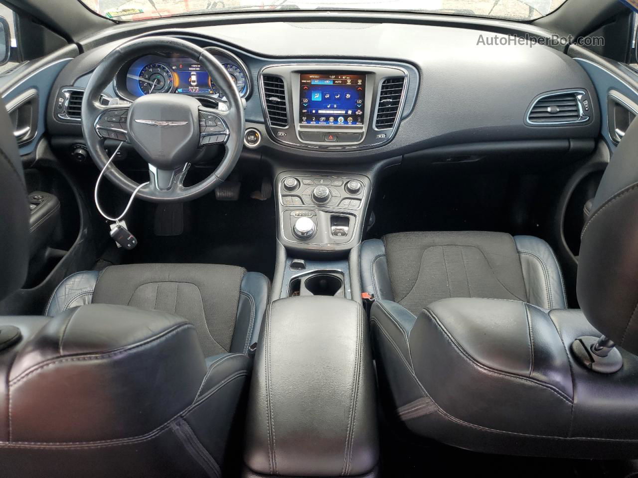 2015 Chrysler 200 S Черный vin: 1C3CCCBG1FN588359