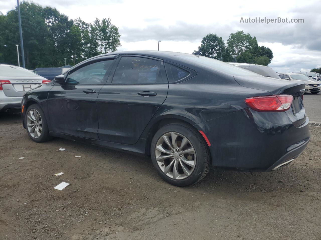 2015 Chrysler 200 S Черный vin: 1C3CCCBG1FN588359