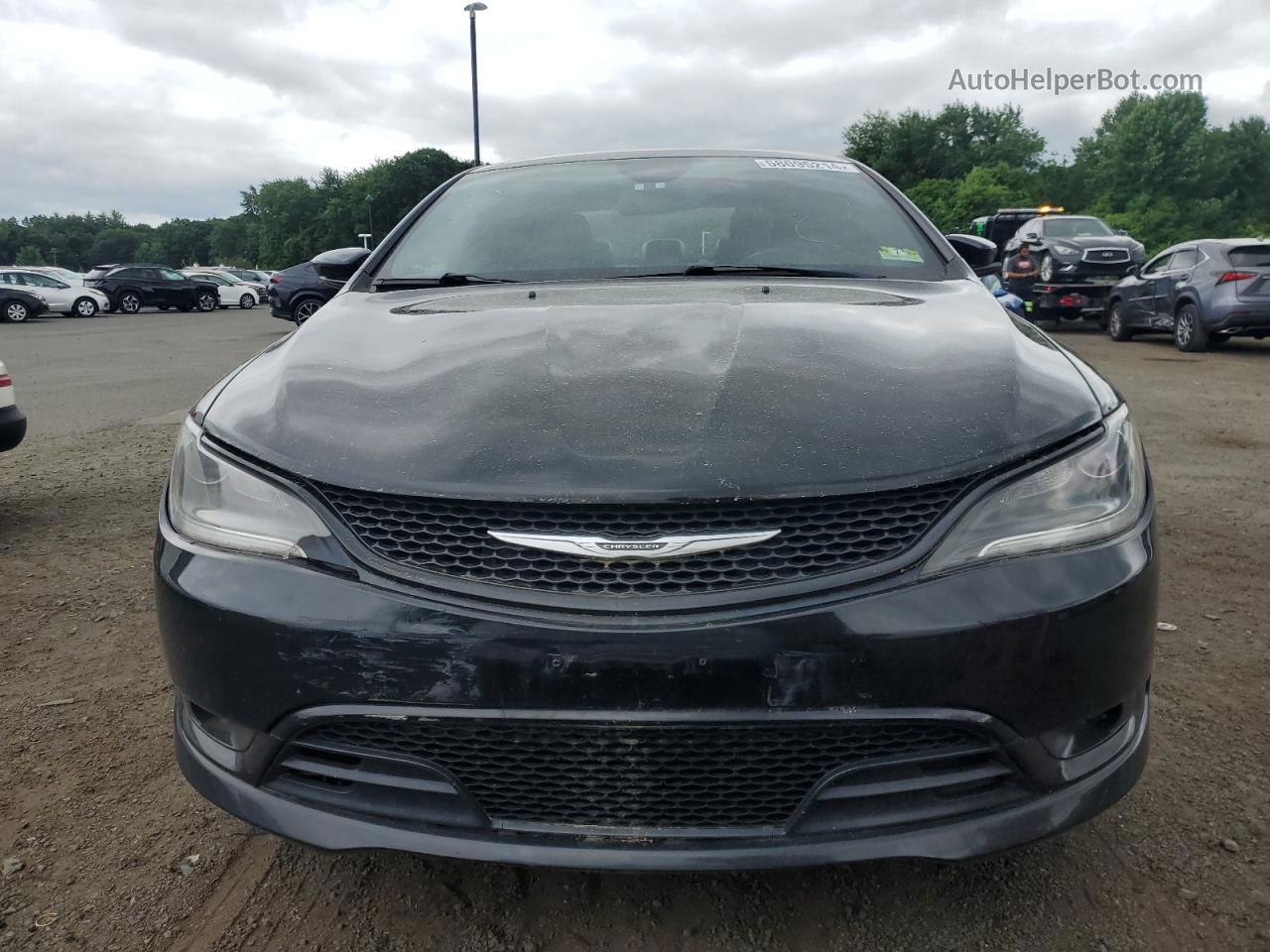 2015 Chrysler 200 S Черный vin: 1C3CCCBG1FN588359