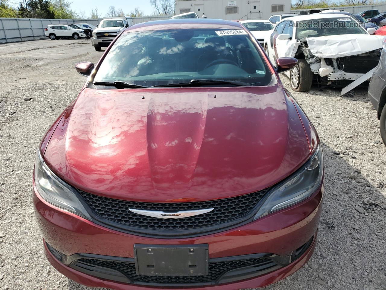 2015 Chrysler 200 S Burgundy vin: 1C3CCCBG1FN673136