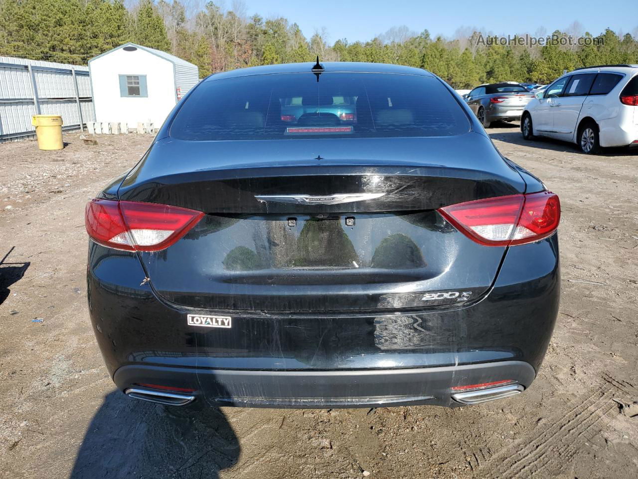 2016 Chrysler 200 S Black vin: 1C3CCCBG1GN147378