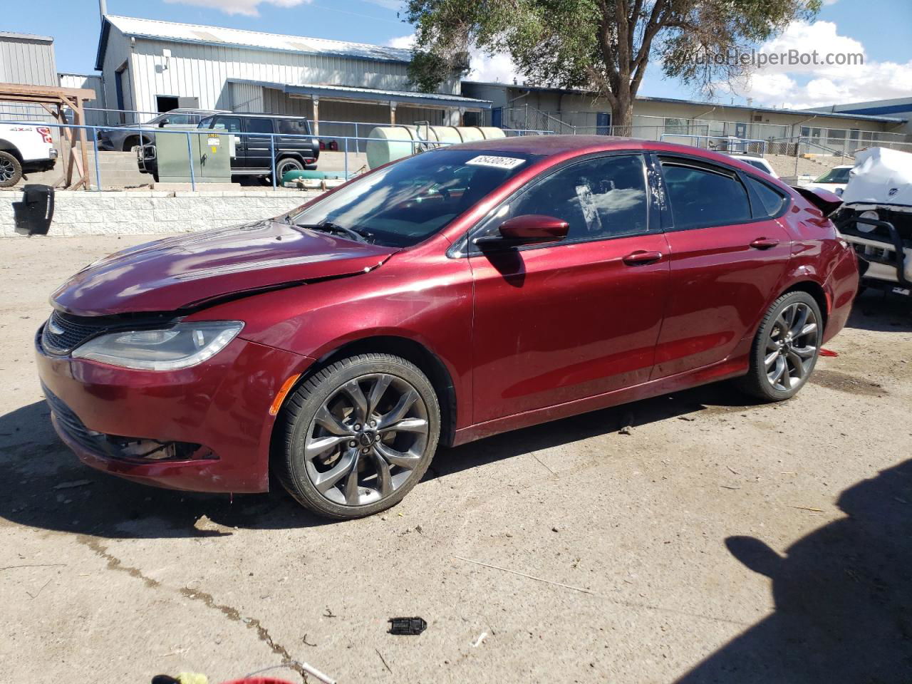 2015 Chrysler 200 S Burgundy vin: 1C3CCCBG2FN551174