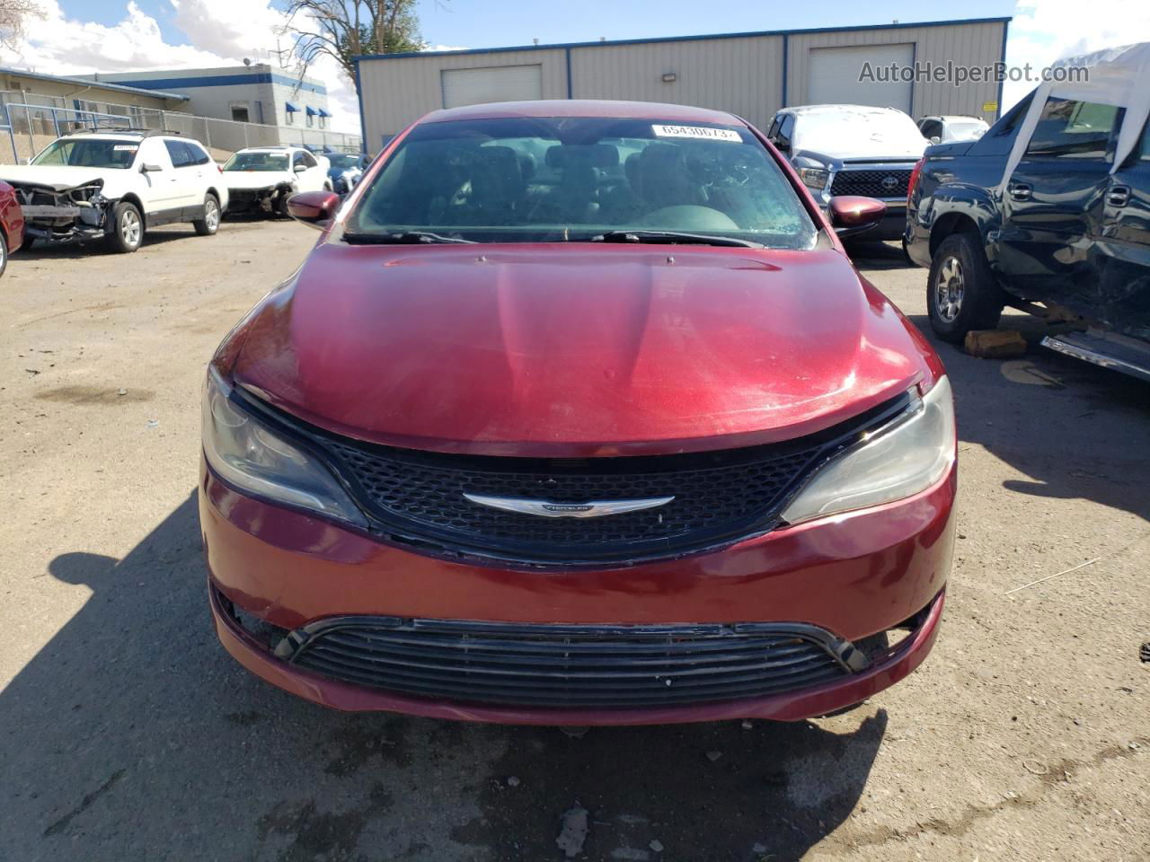 2015 Chrysler 200 S Burgundy vin: 1C3CCCBG2FN551174