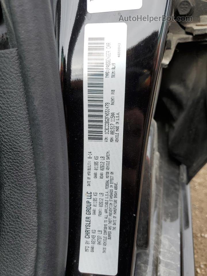 2015 Chrysler 200 S Black vin: 1C3CCCBG2FN551479
