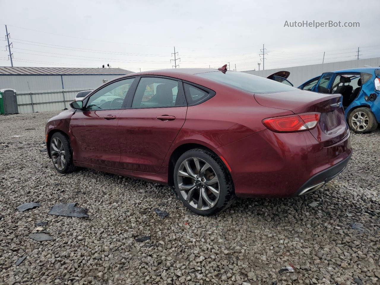 2015 Chrysler 200 S Красный vin: 1C3CCCBG2FN623085