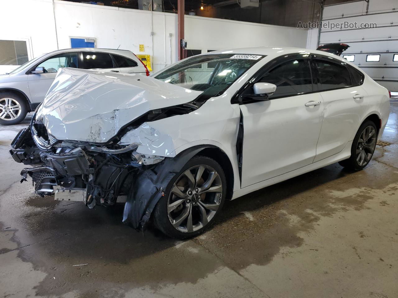 2015 Chrysler 200 S White vin: 1C3CCCBG2FN672464