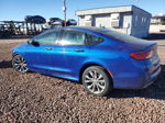 2016 Chrysler 200 S Синий vin: 1C3CCCBG2GN109254