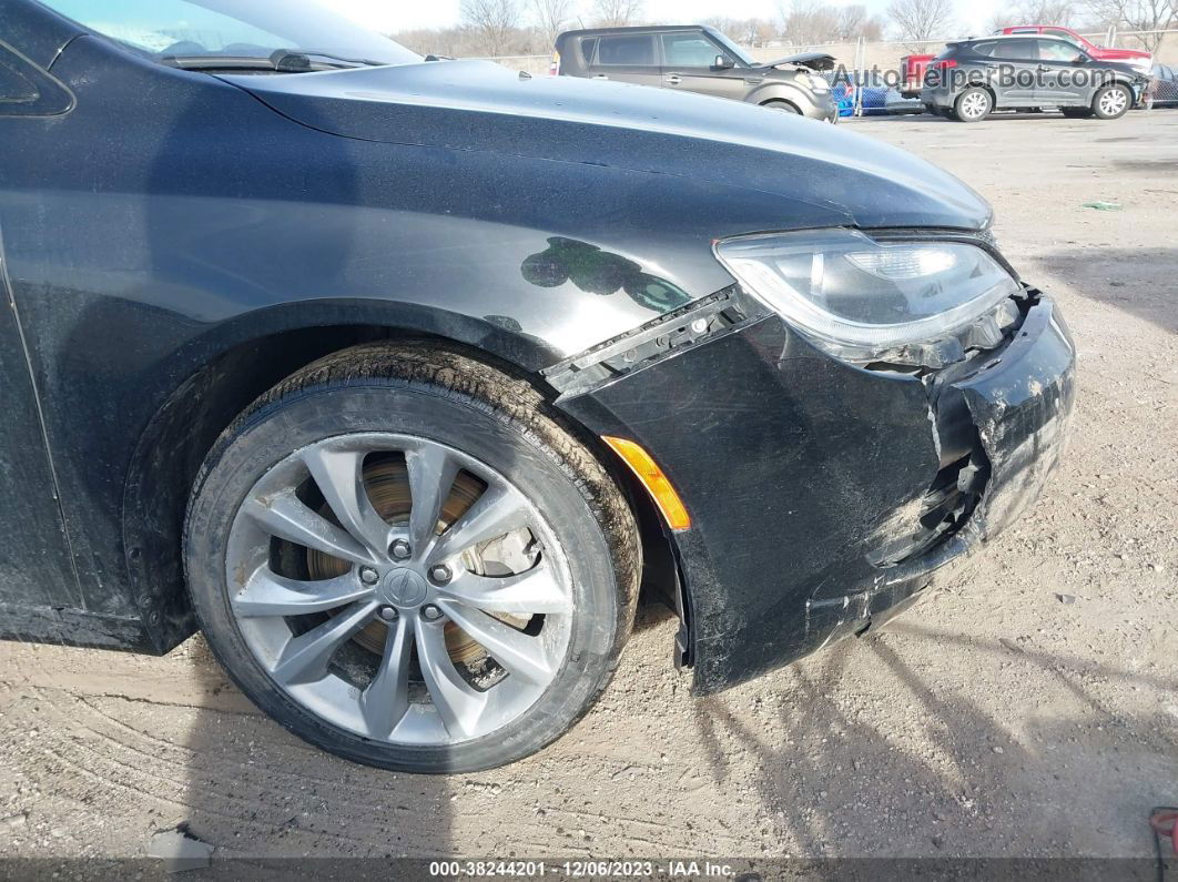 2016 Chrysler 200 S Black vin: 1C3CCCBG2GN109870