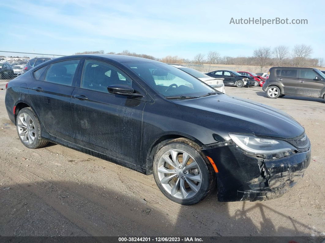 2016 Chrysler 200 S Black vin: 1C3CCCBG2GN109870