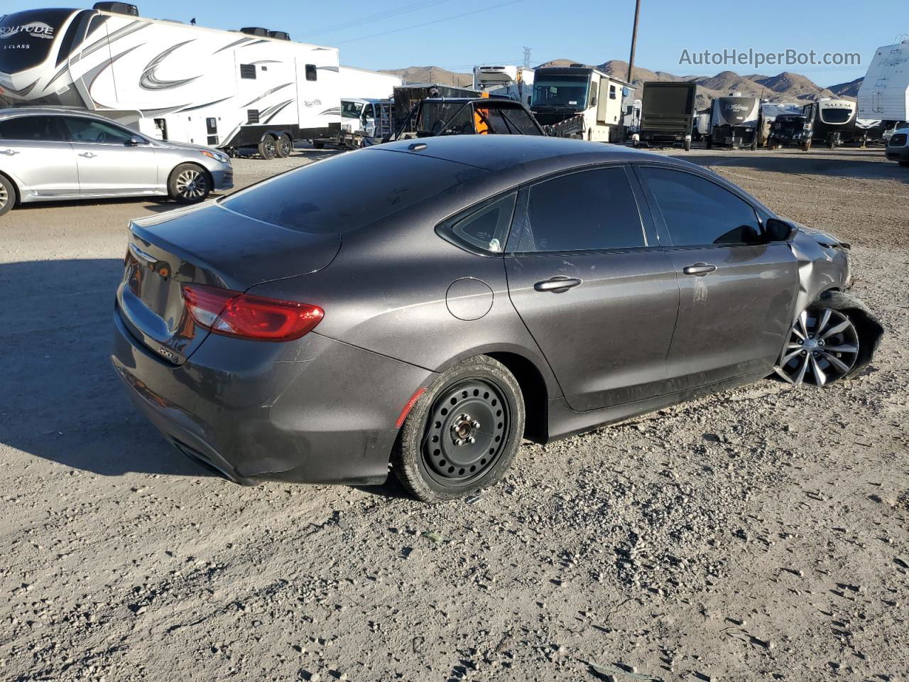 2015 Chrysler 200 S Угольный vin: 1C3CCCBG3FN517938