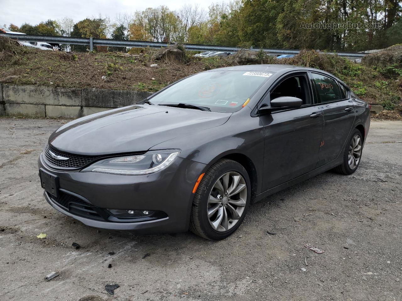 2015 Chrysler 200 S Black vin: 1C3CCCBG3FN536053