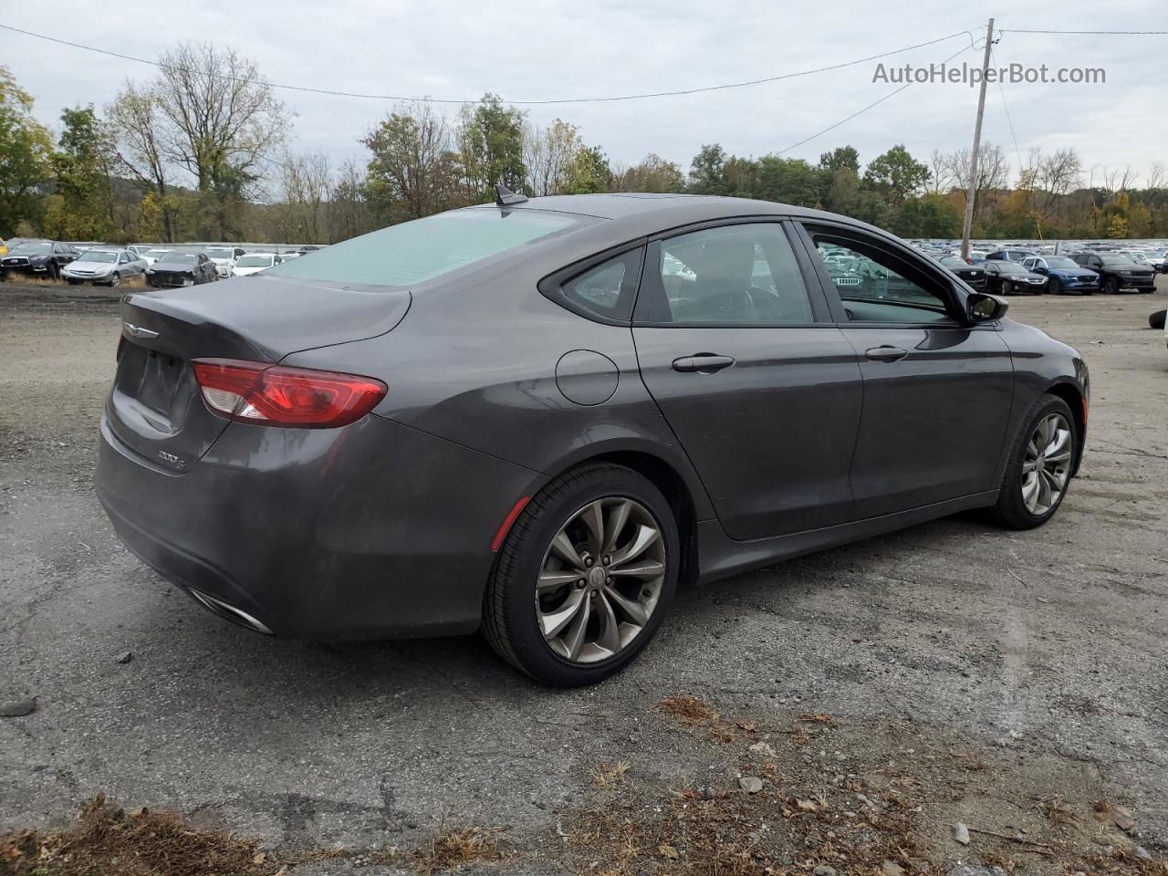 2015 Chrysler 200 S Black vin: 1C3CCCBG3FN536053