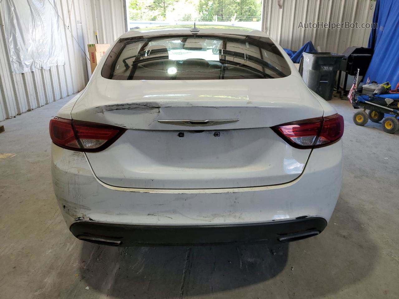 2015 Chrysler 200 S White vin: 1C3CCCBG3FN582501