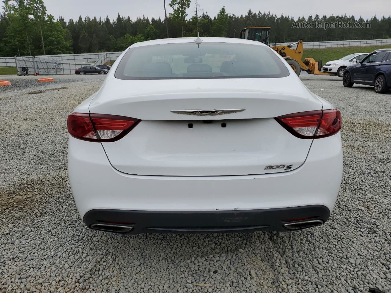 2015 Chrysler 200 S Белый vin: 1C3CCCBG3FN706105