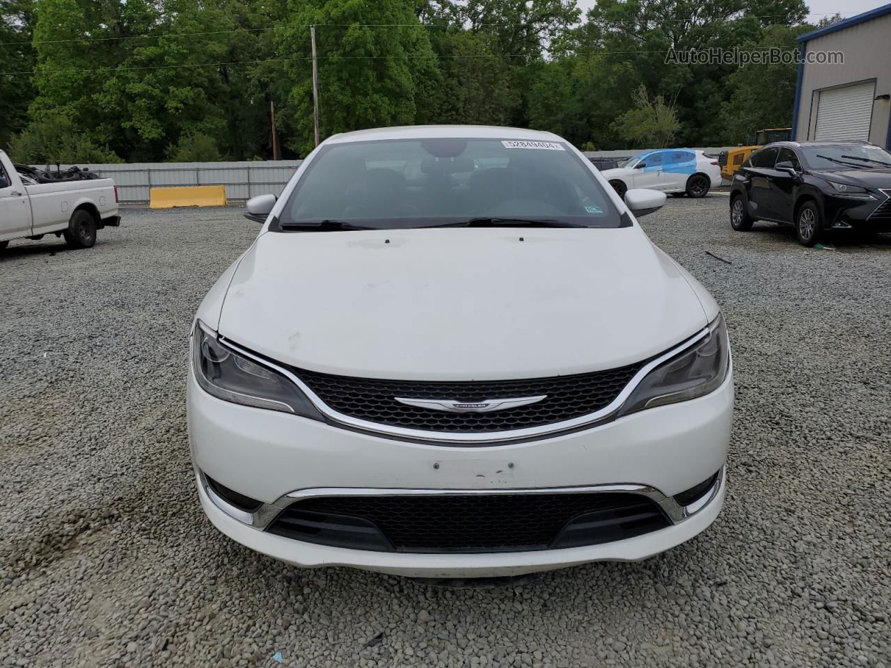 2015 Chrysler 200 S Белый vin: 1C3CCCBG3FN706105