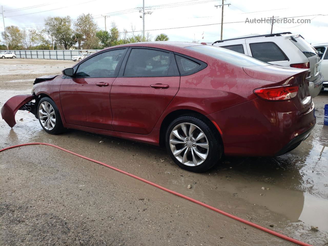 2015 Chrysler 200 S Бордовый vin: 1C3CCCBG4FN518080