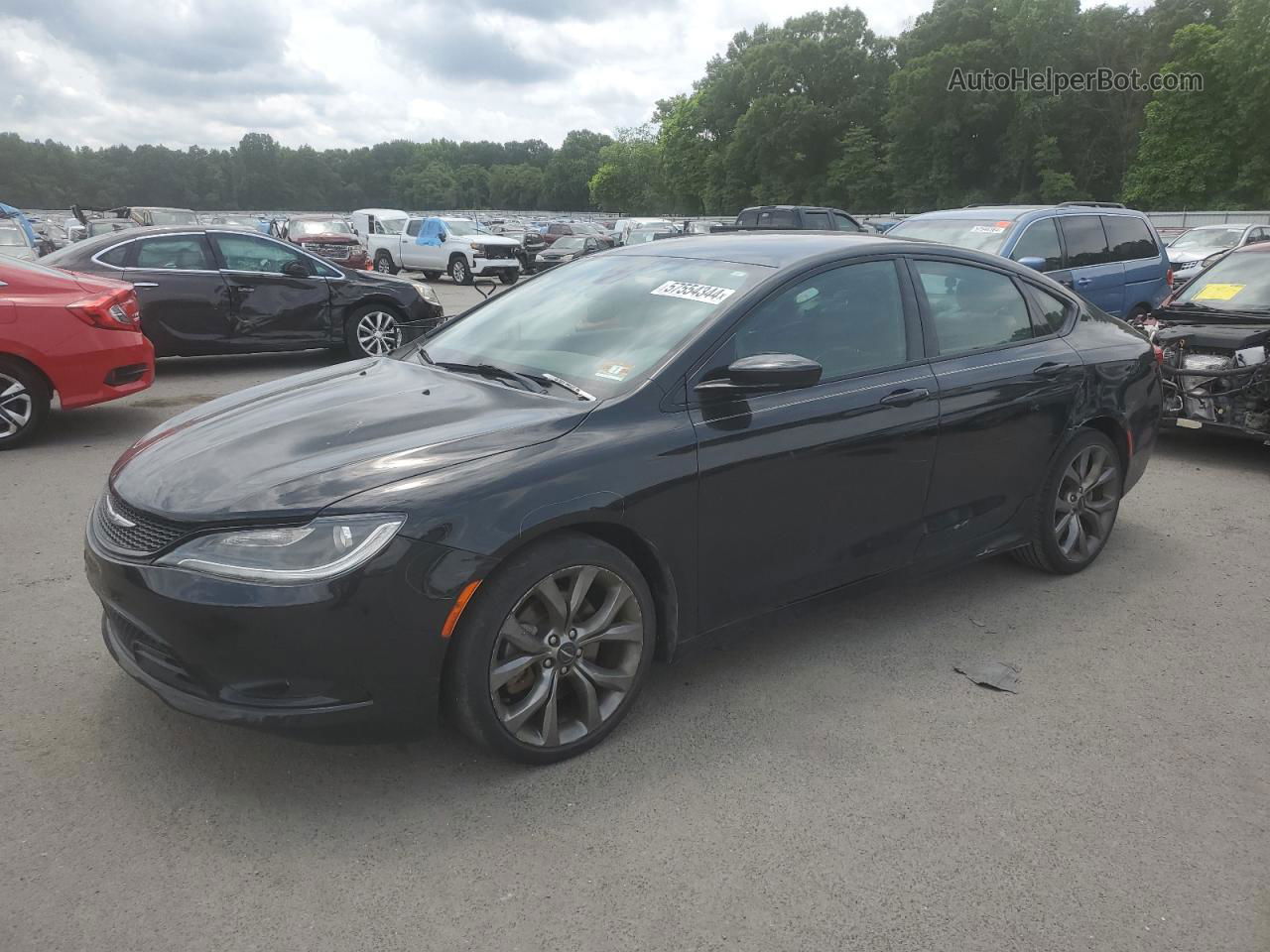 2015 Chrysler 200 S Black vin: 1C3CCCBG4FN690111