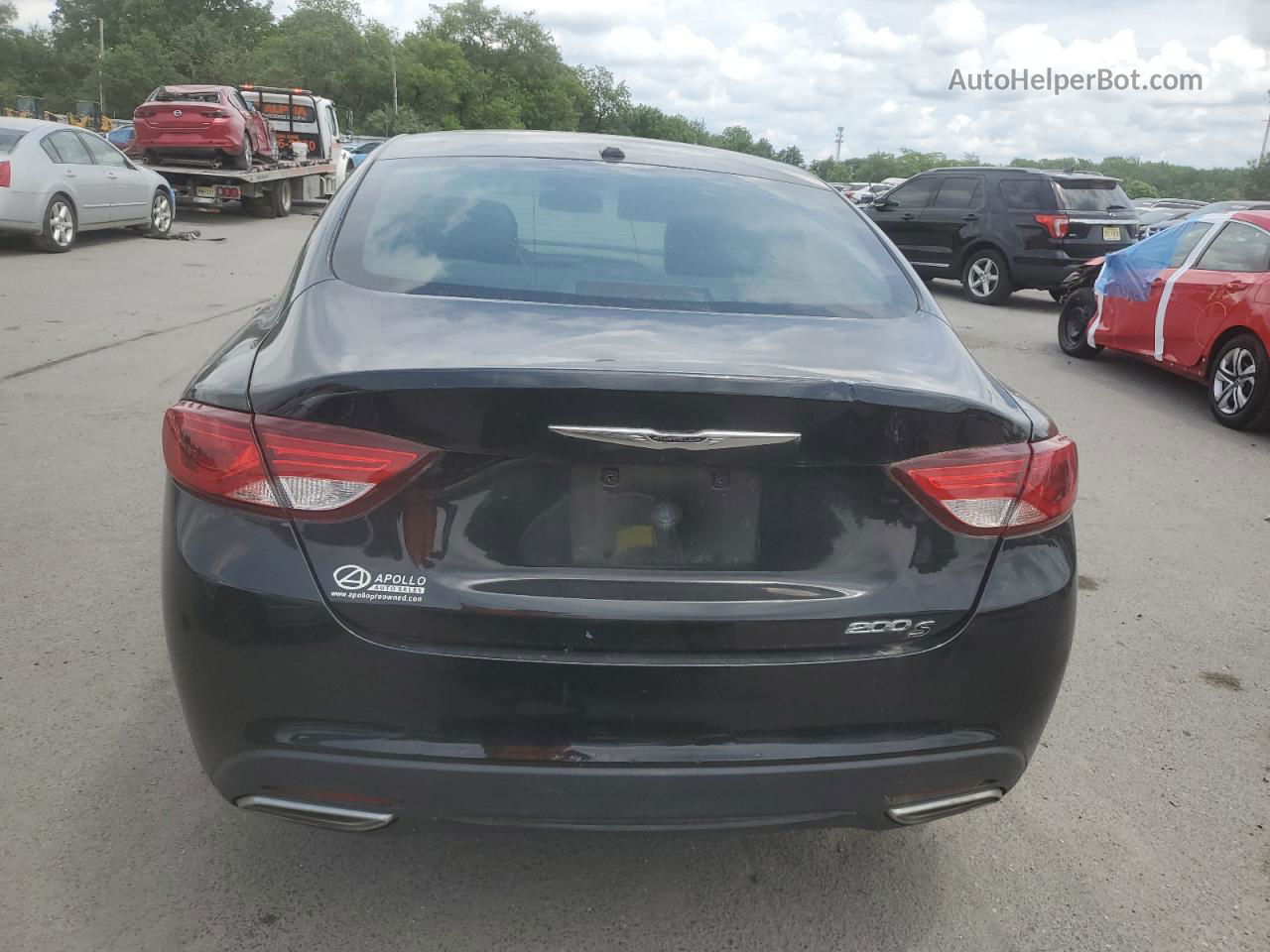 2015 Chrysler 200 S Black vin: 1C3CCCBG4FN690111