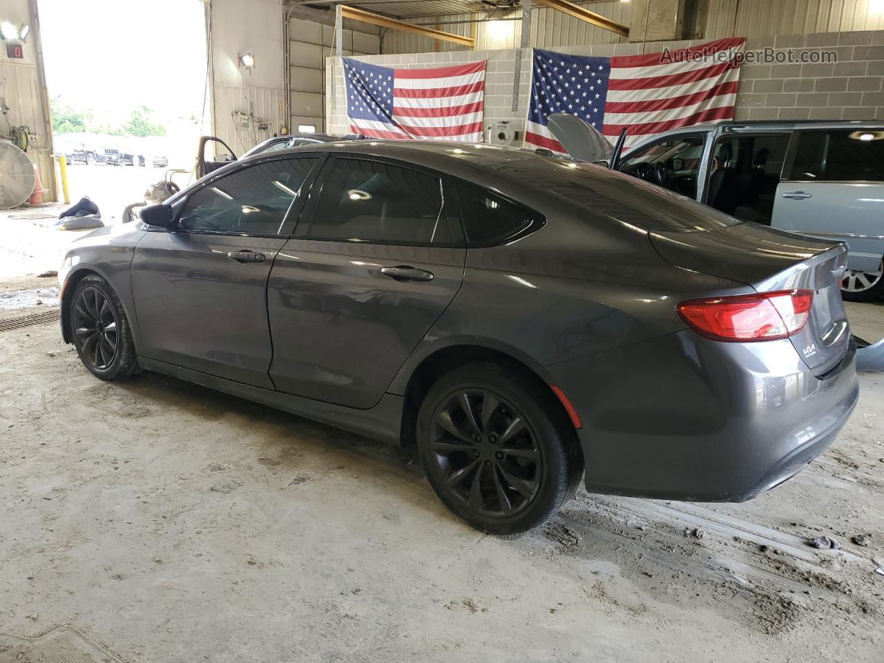 2015 Chrysler 200 S Gray vin: 1C3CCCBG5FN518010