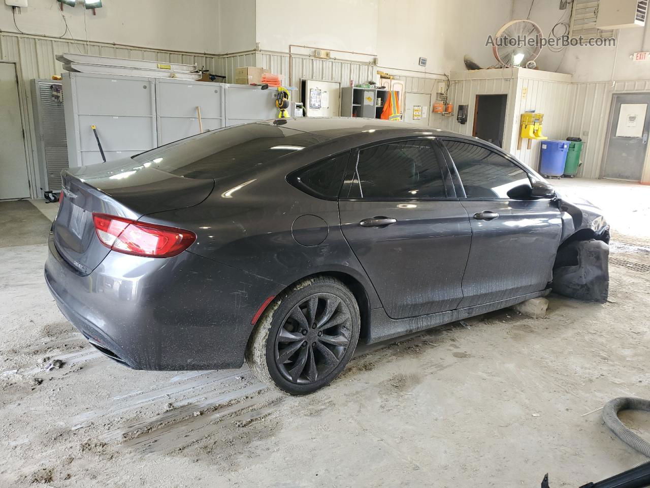 2015 Chrysler 200 S Gray vin: 1C3CCCBG5FN518010