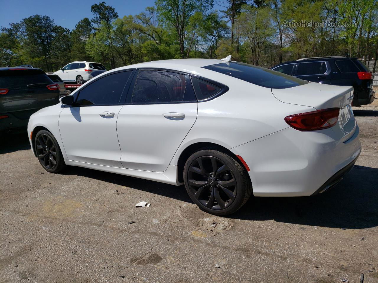 2015 Chrysler 200 S Белый vin: 1C3CCCBG5FN635313