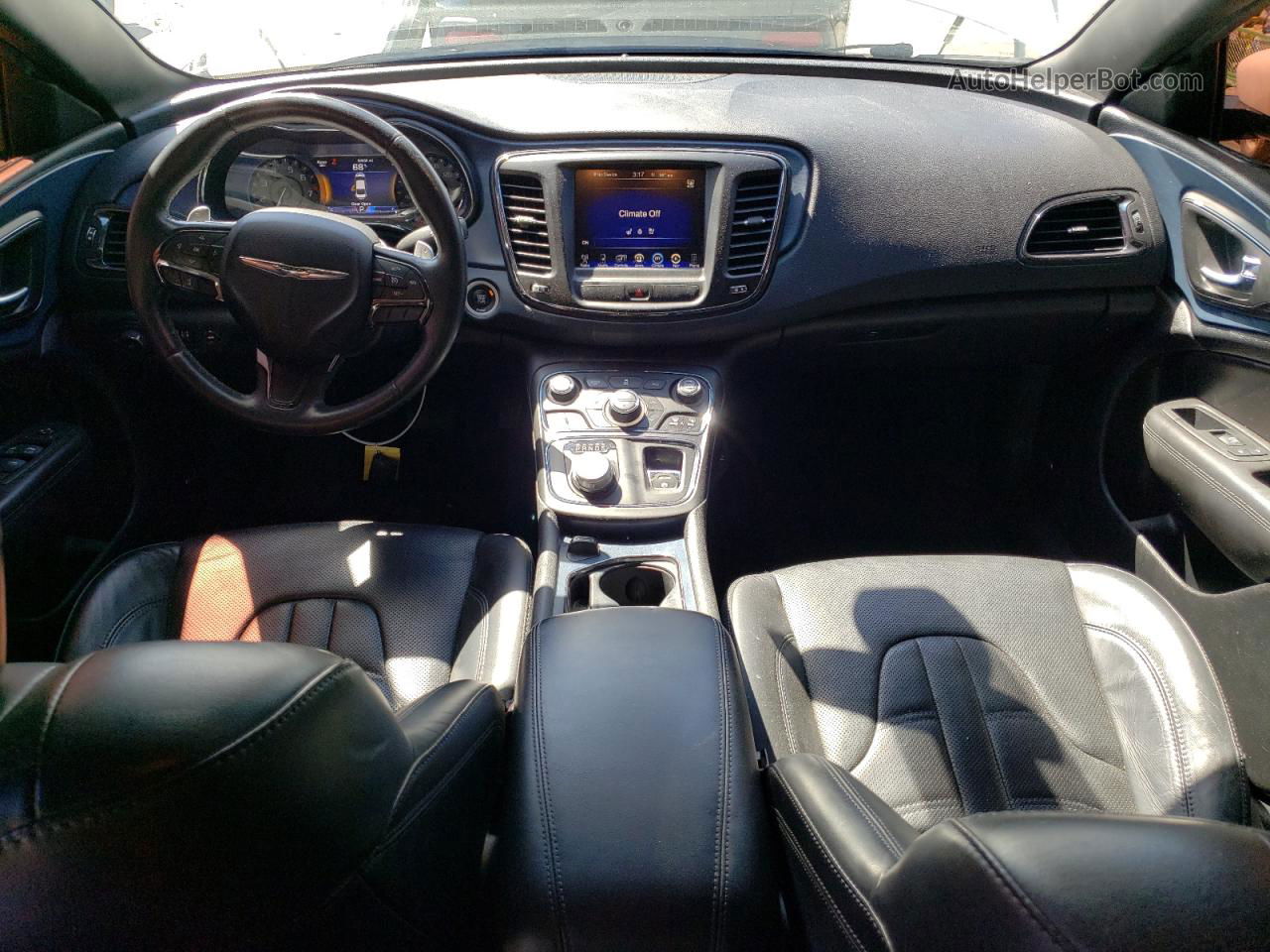 2015 Chrysler 200 S Белый vin: 1C3CCCBG5FN635313