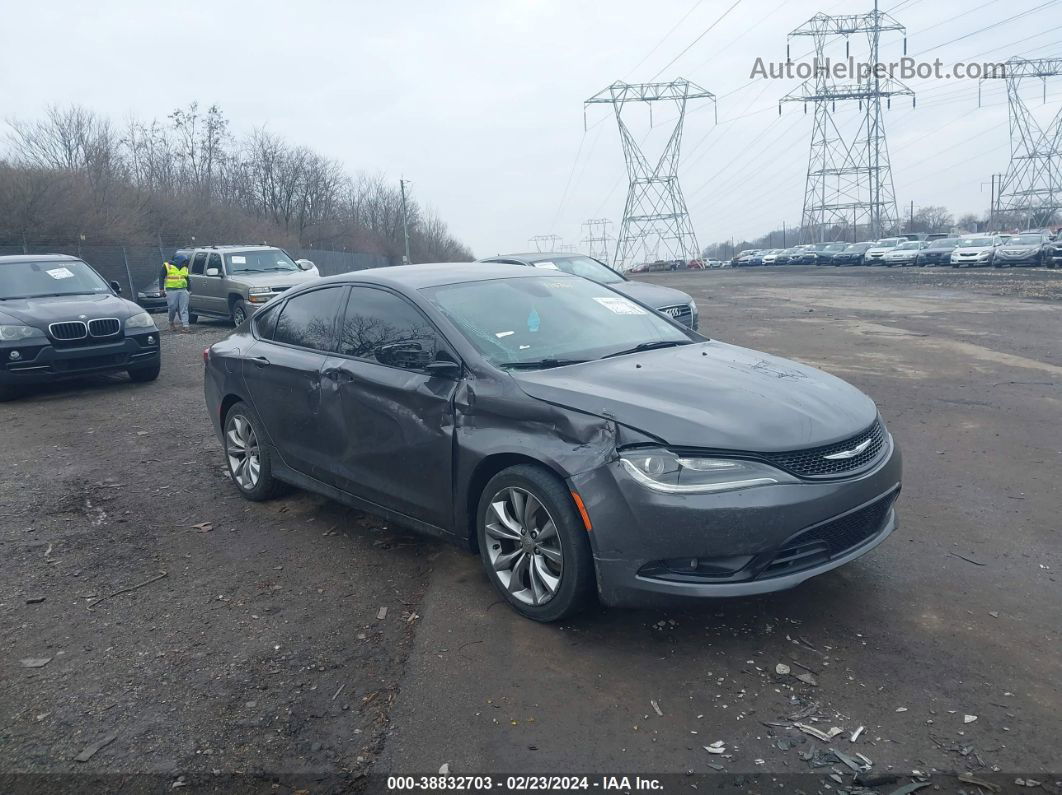 2016 Chrysler 200 S Gray vin: 1C3CCCBG5GN115761