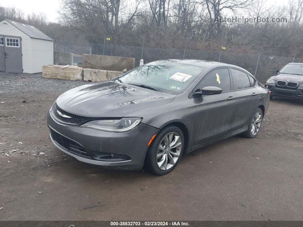 2016 Chrysler 200 S Gray vin: 1C3CCCBG5GN115761