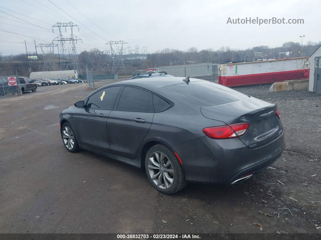 2016 Chrysler 200 S Gray vin: 1C3CCCBG5GN115761