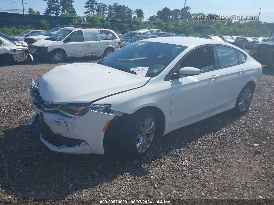 2016 Chrysler 200 S White vin: 1C3CCCBG5GN174521