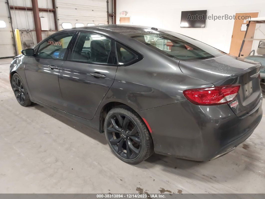 2015 Chrysler 200 S Gray vin: 1C3CCCBG6FN511390