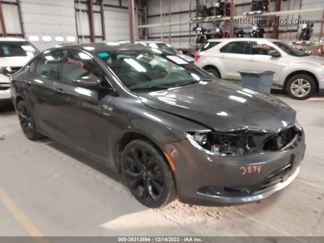 2015 Chrysler 200 S Gray vin: 1C3CCCBG6FN511390