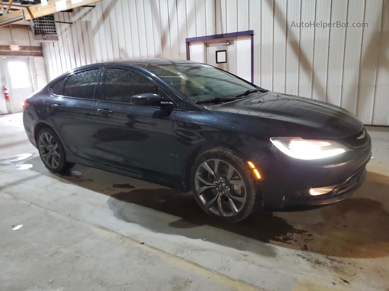 2015 Chrysler 200 S Black vin: 1C3CCCBG6FN516704