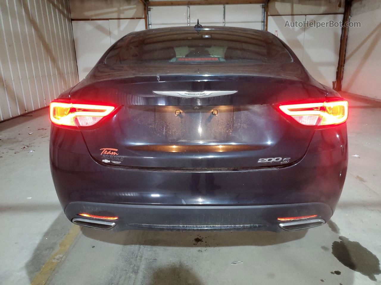 2015 Chrysler 200 S Black vin: 1C3CCCBG6FN516704