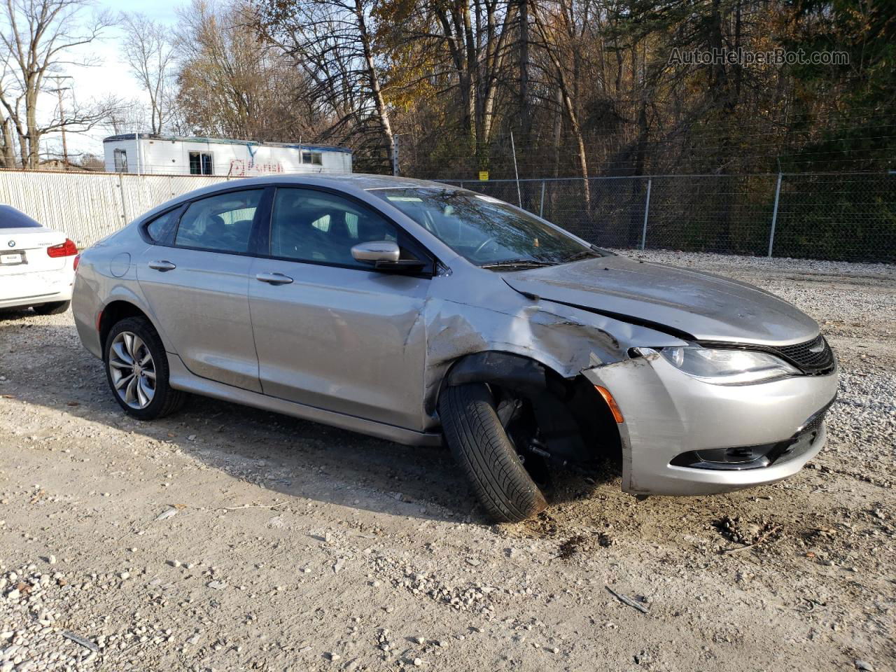 2015 Chrysler 200 S Silver vin: 1C3CCCBG6FN730186