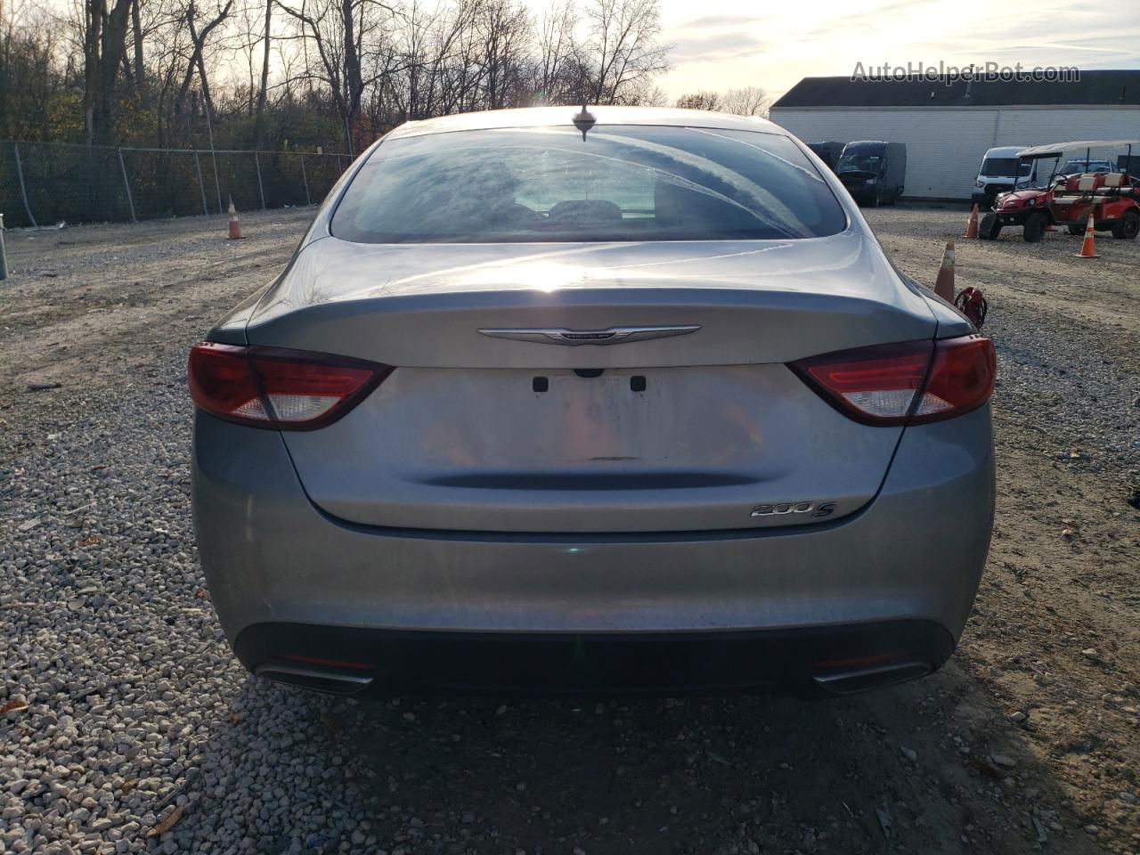 2015 Chrysler 200 S Silver vin: 1C3CCCBG6FN730186